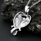 PENDRA Ravenodin Nordic Double Raven Pendant Necklace