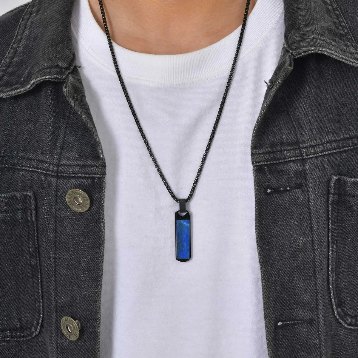PENDRA Lapis Lazuli 2 Pendant Necklace