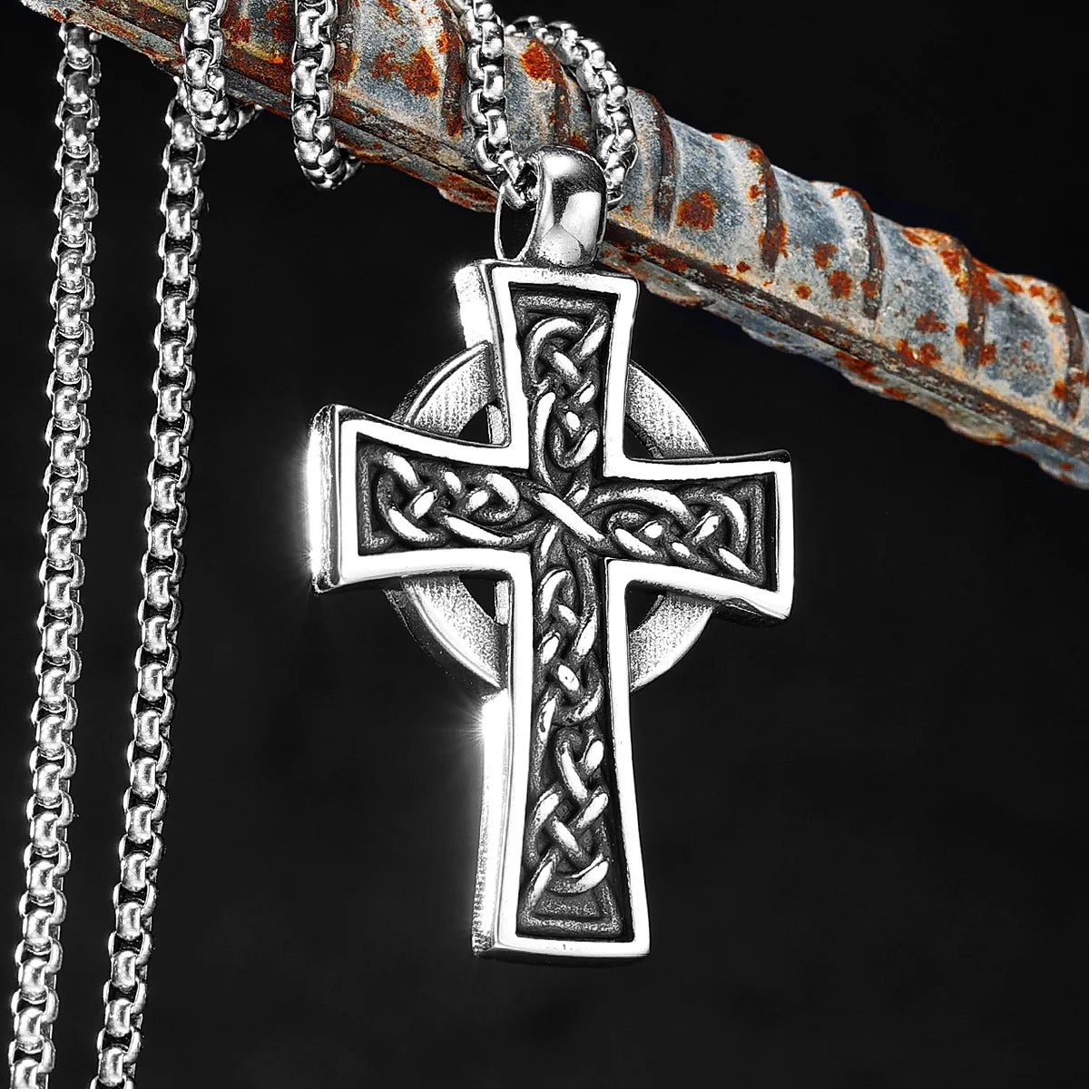 PENDRA Tavvara Cross Charm Necklace