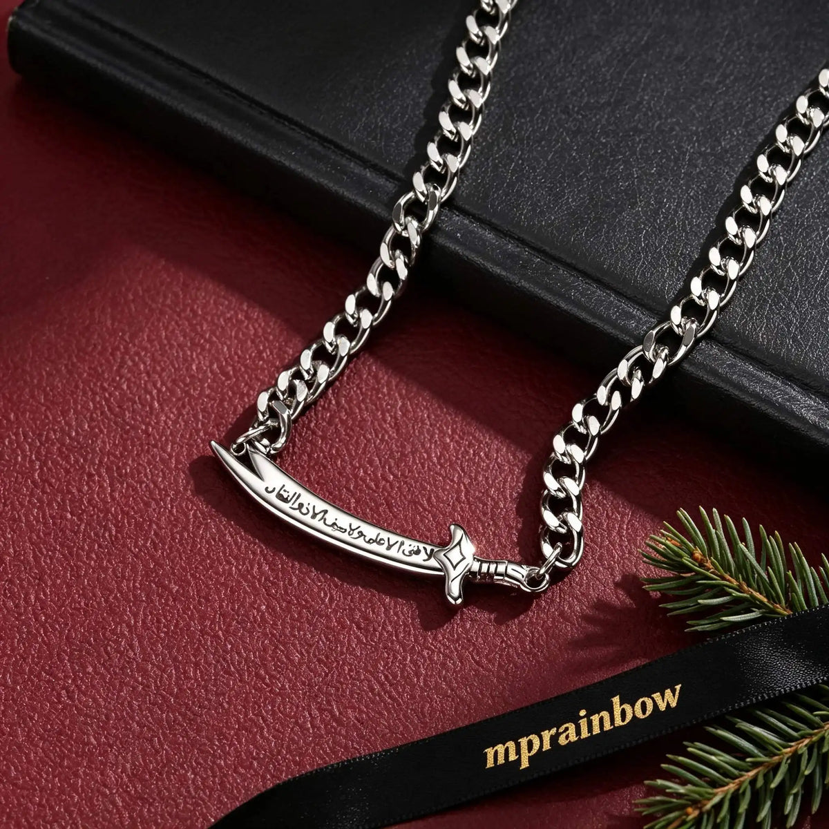 PENDRA Sword Cuban Pendant Necklace