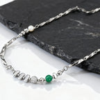 PENDRA Irregular Stone Chain Necklace
