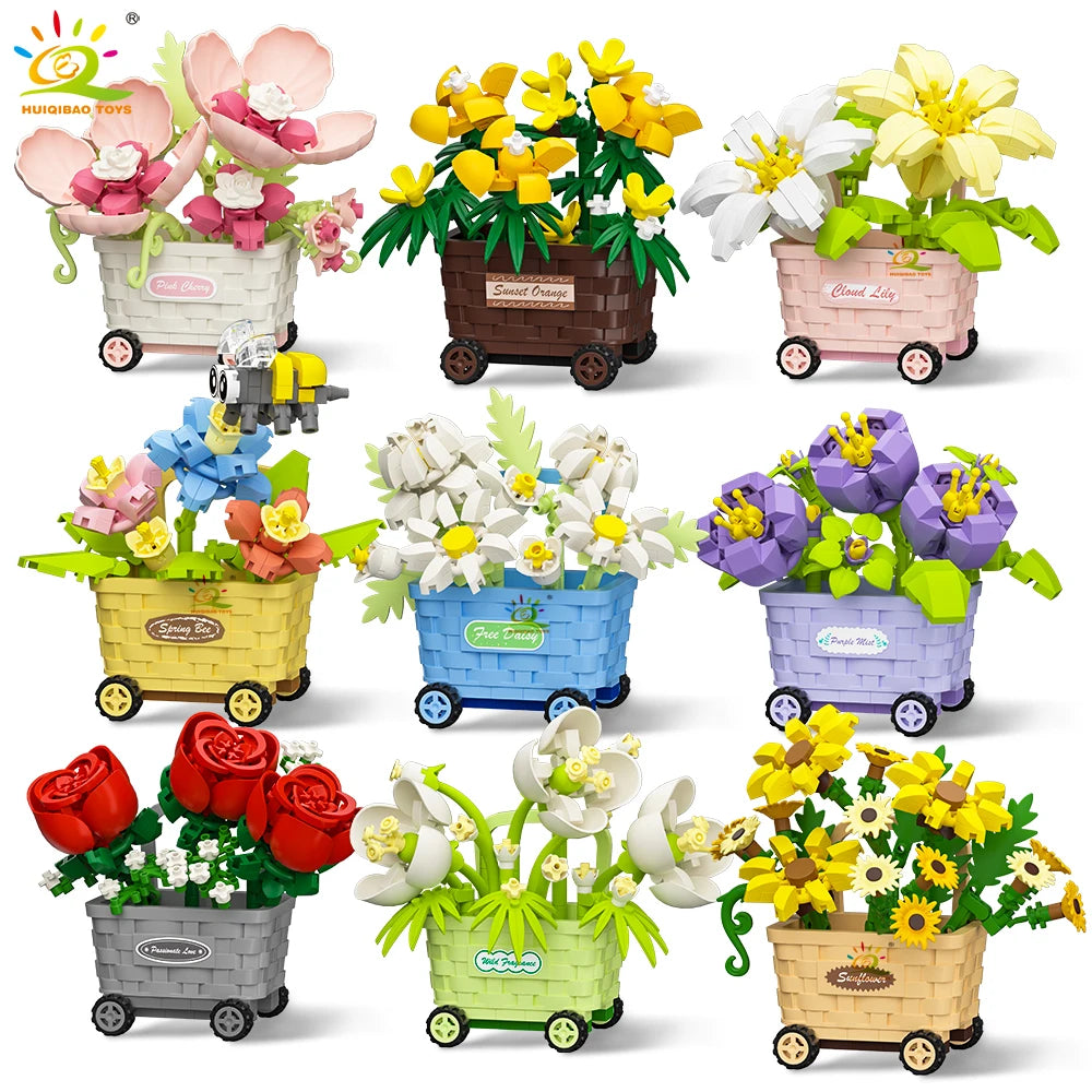 PENDRA HUIQIBAODIY Potted Floral Decor Model
