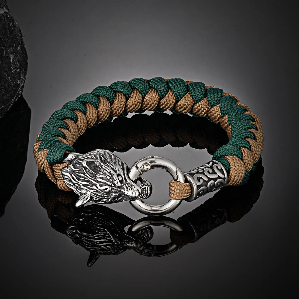 PENDRA Wolf Classic Steel Bracelet