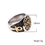 PENDRA Horus Egyptian Eye of Horus Ring