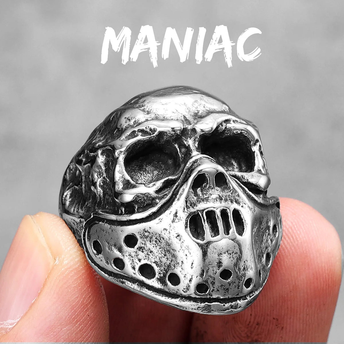 PENDRA Punk Gothic Skull Ring