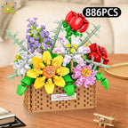 PENDRA Rose Sunflower Micro Building Set