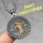 PENDRA Jesus Angel Virgin Steel Necklace