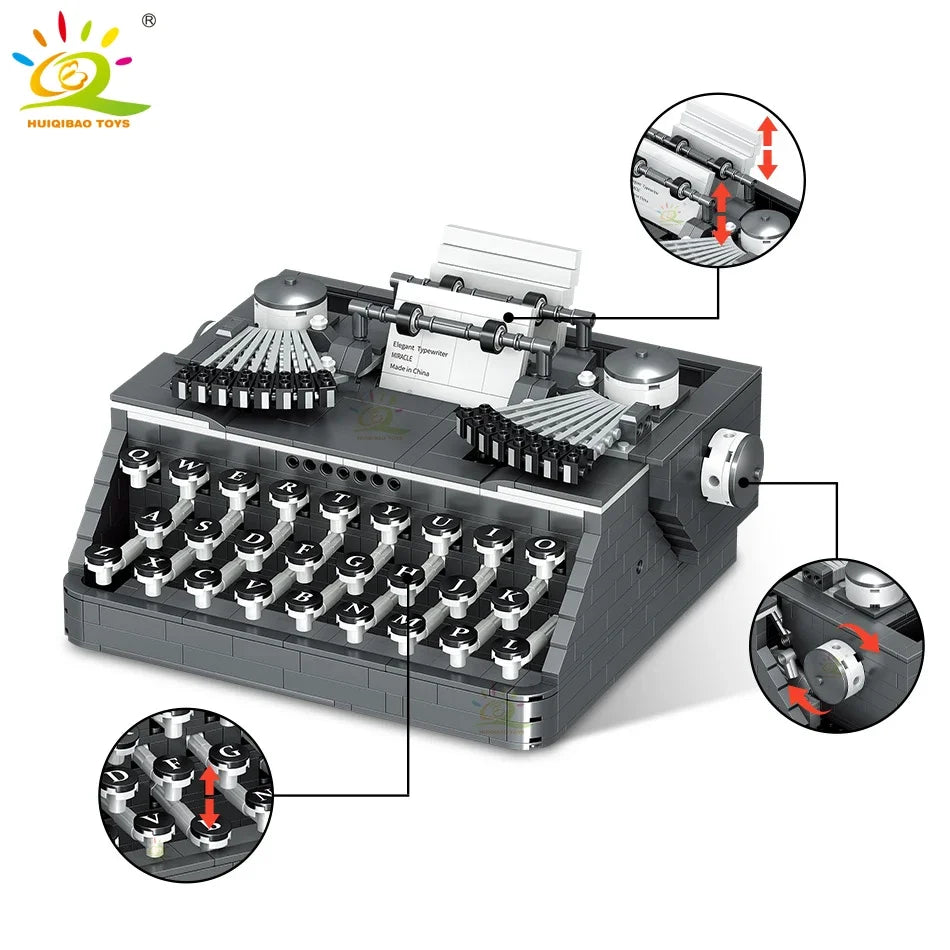 PENDRA Simulation Typewriter Micro Building Set