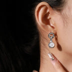 PENDRA Liquid Lava Sterling Silver Earrings