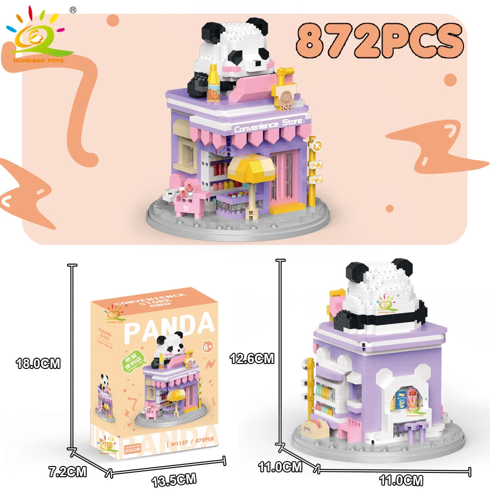 PENDRA Panda Coffee Mini Building Set