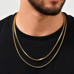 PENDRA Gold Silver Chain Necklace