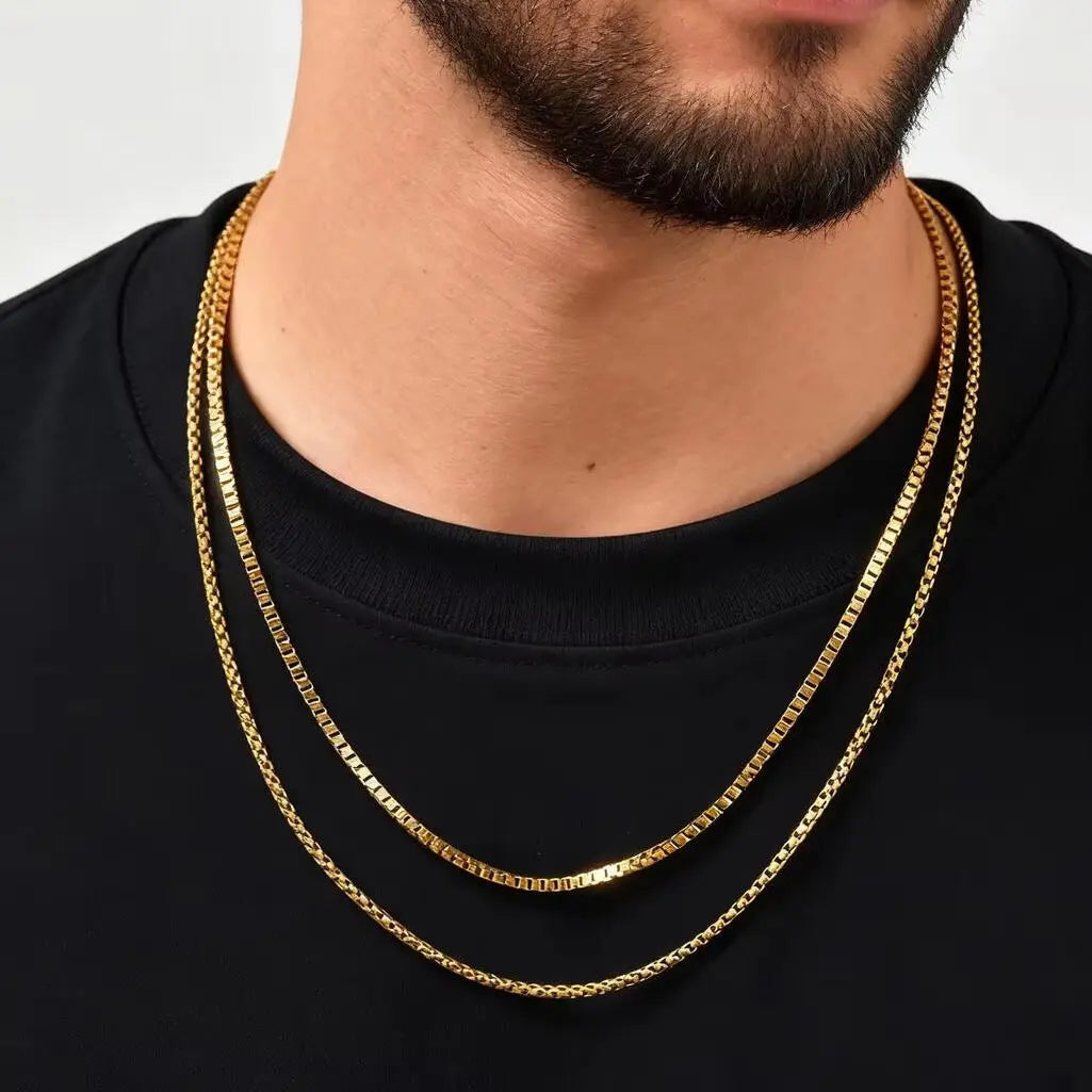 PENDRA Gold Silver Chain Necklace