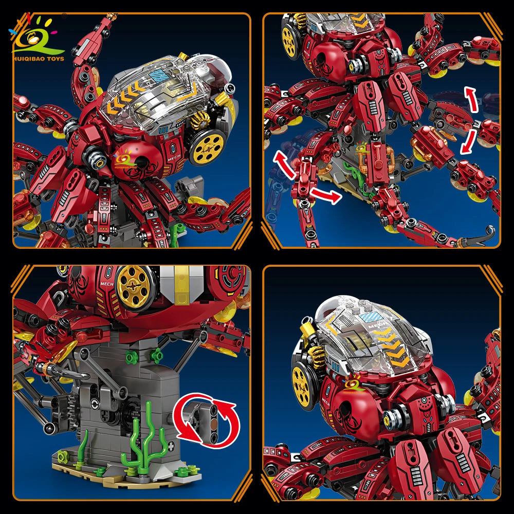 PENDRA Technical Octopus Mechanical Building Set
