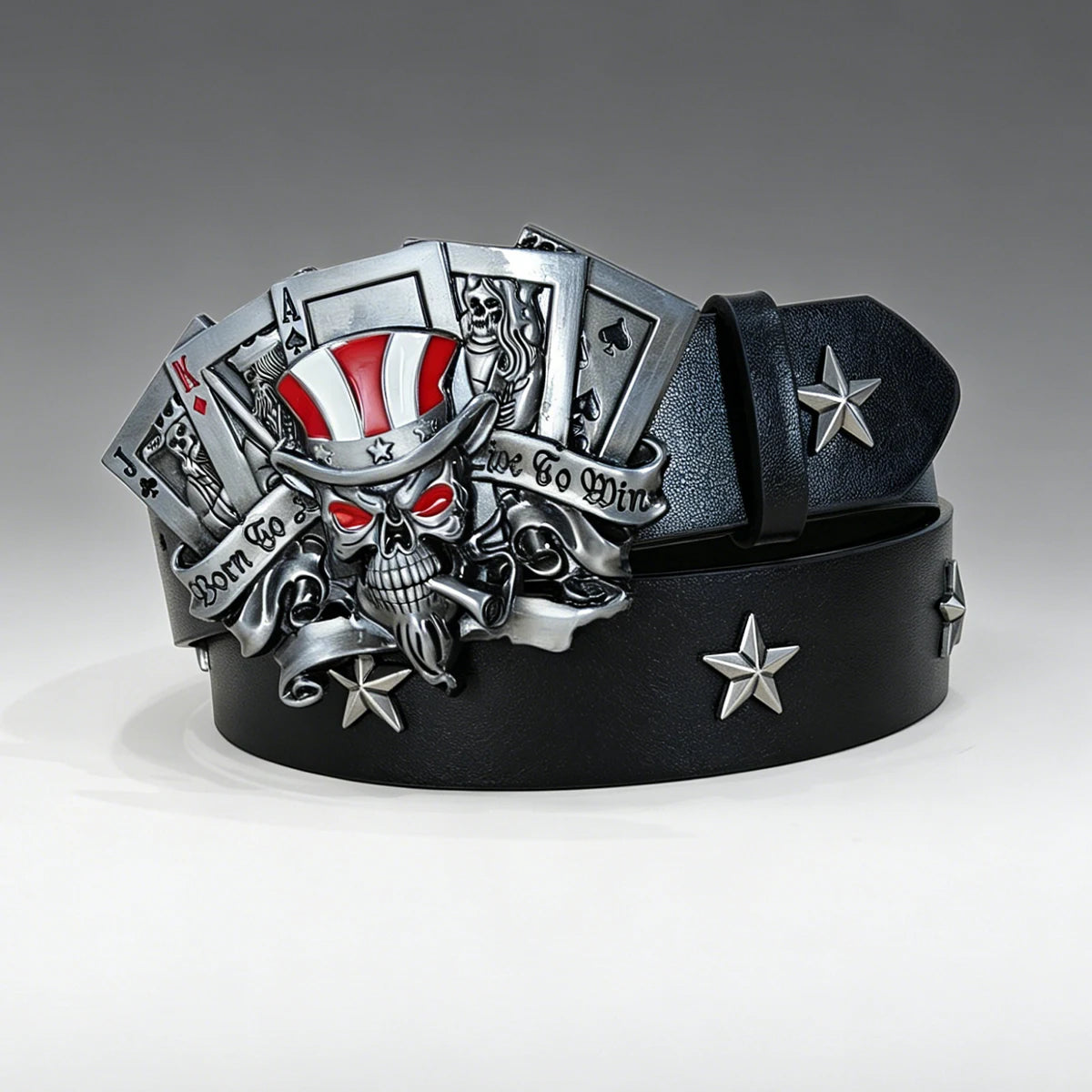 PENDRA Jadeine Skull Gothic Belt