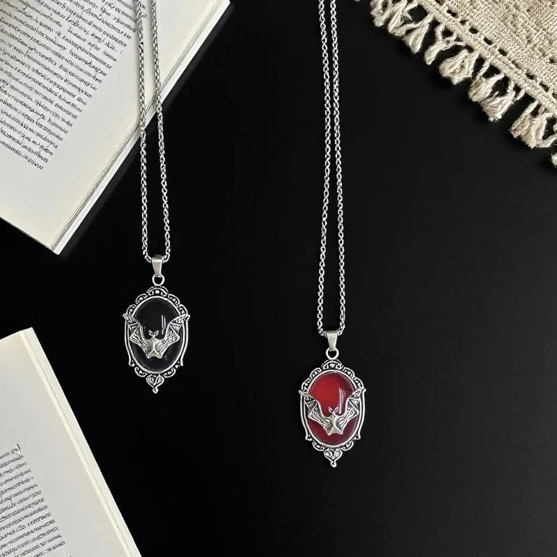 PENDRA Batgoth Gothic Stainless Steel Bat Pendant