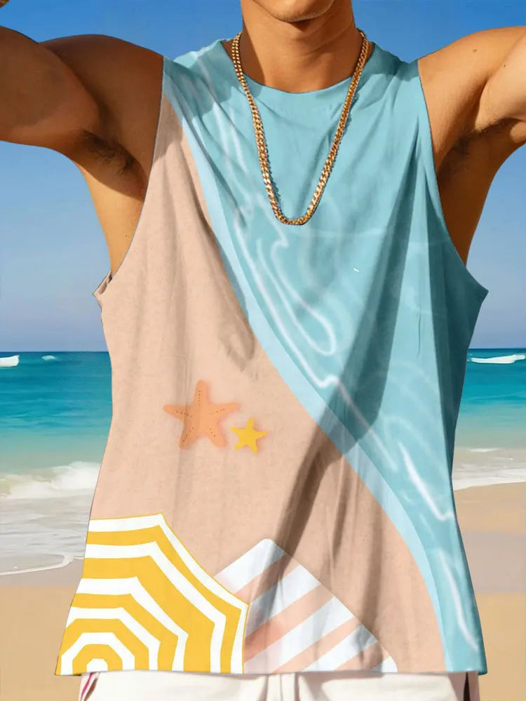 PENDRA Sleeveless Hawaiian 2 Tank Top