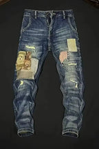 PENDRA Heavy Industry Embroidery Pants