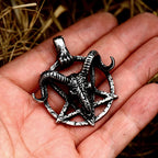 PENDRA Goatpentagram Pentagram Goat Head Pendant