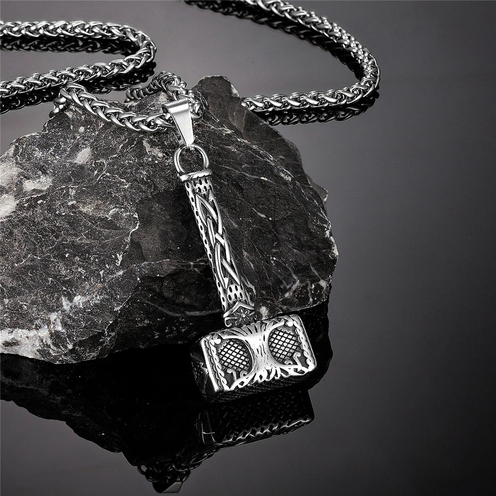 PENDRA Hammer Norse Necklace
