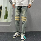 PENDRA Distressed Loose Korean Jeans