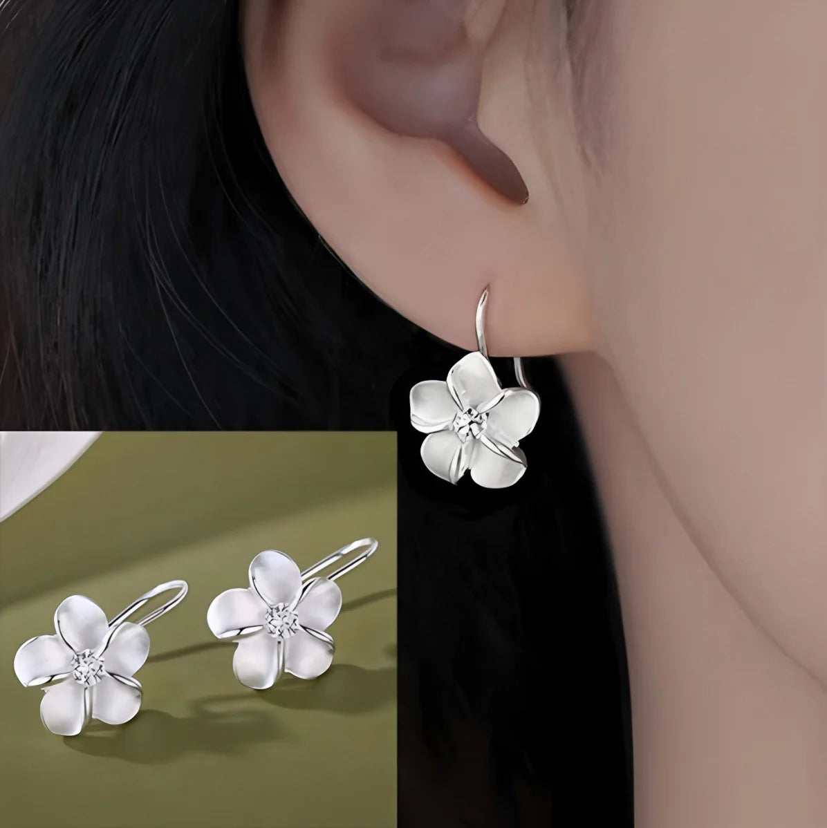 VENTFILLE 925 Sterling Silver Geometry Hoop Earring for Women Minimalism Classic Office Versatile Fashion Jewelry Gift Dropship