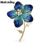 PENDRA Florabelle Pretty Enamel Flower Brooch