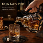 Creative Octopus Shape Glass Decanter 350ml Whiskey Wine Liquor Bottle with Stopper for Bar Home Decor
