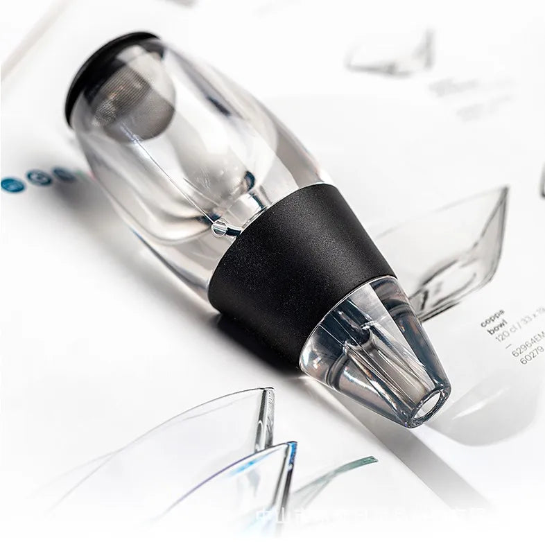 Portable Red Wine Decanter Aerator Bernoulli Air Magic Aerator Red White Wine Whisky Quick Decanter Equipment Bar Accessories