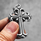PENDRA Religion Cross Steel Necklace
