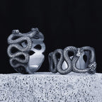 PENDRA Snake Animal Doublefor Steel Ring