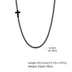 PENDRA Cross Square 2 Pendant Necklace