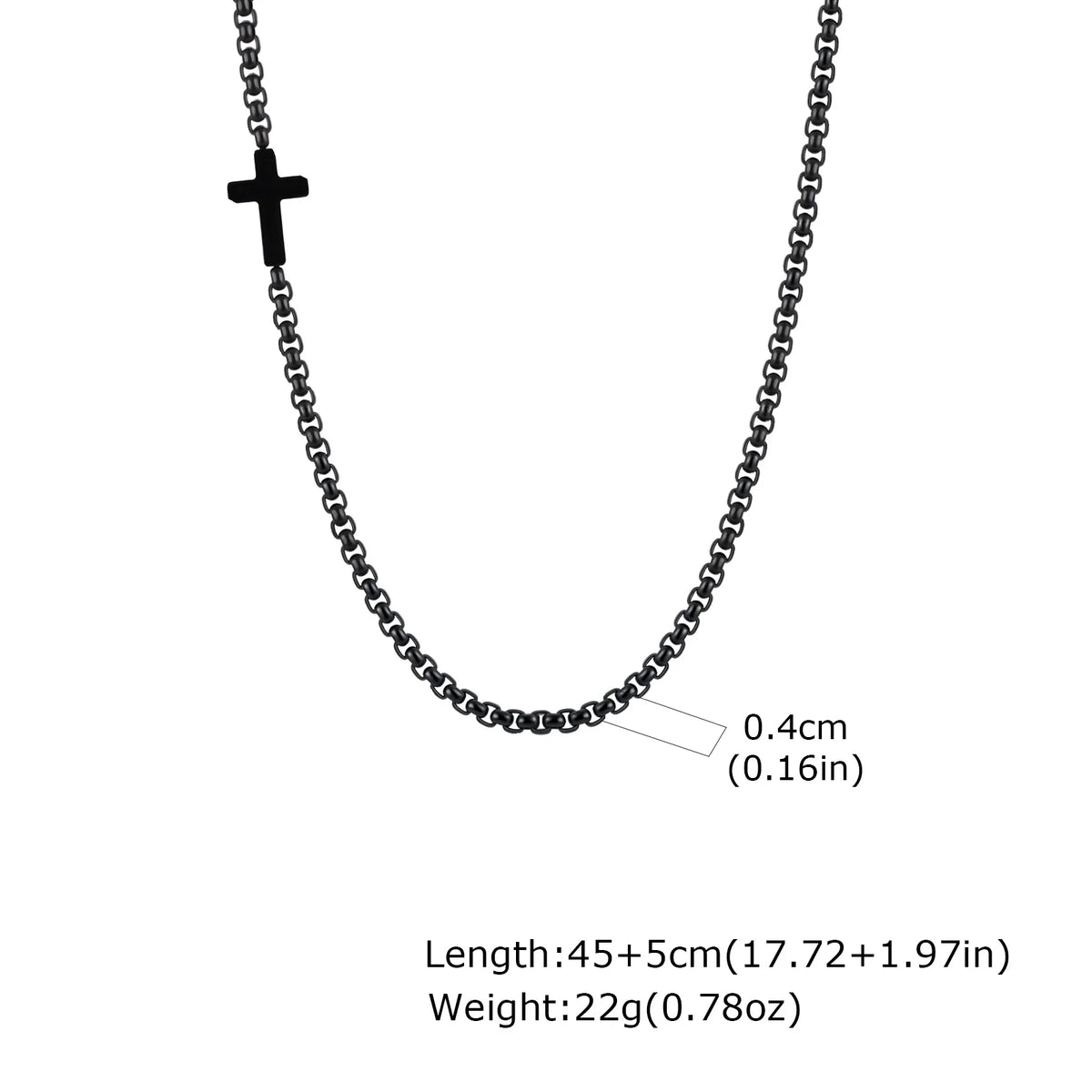 PENDRA Cross Square 2 Pendant Necklace