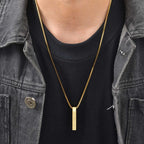 PENDRA Arabic Vertical Pendant Necklace