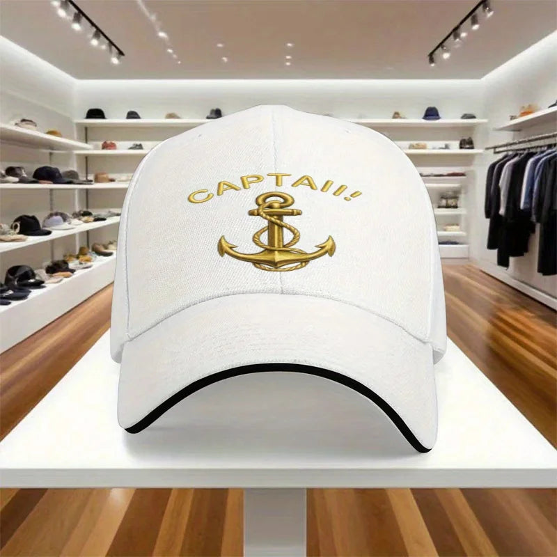 PENDRA Adjustable Captain Print Hat