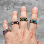 Multiple Color Cute Owl Stainless Steel Womens Mens Rings Punk for Gril Boyfriend Jewelry Creativity Gift Dropshipping Wholesale