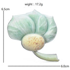 PENDRA Lotuselle 3-Color Lotus Flower Brooch