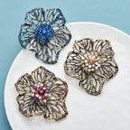 PENDRA Florahollow Hollow-Out Flower Brooch