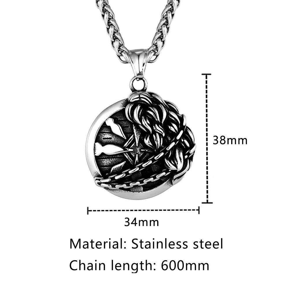 PENDRA Viking Spear Norse Necklace