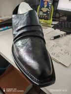 PENDRA Leather Platform Upturned Shoes