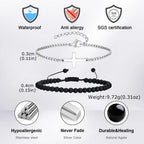 PENDRA Cross Beaded Stone Bracelet