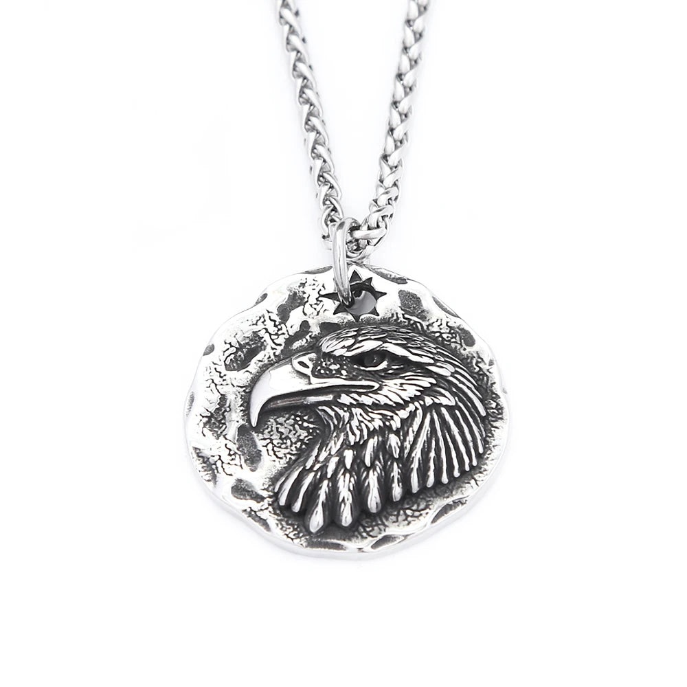PENDRA Eaglecrest Vintage Eagle Head Pendant
