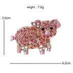 PENDRA Lovely Cartoon Pig Brooch