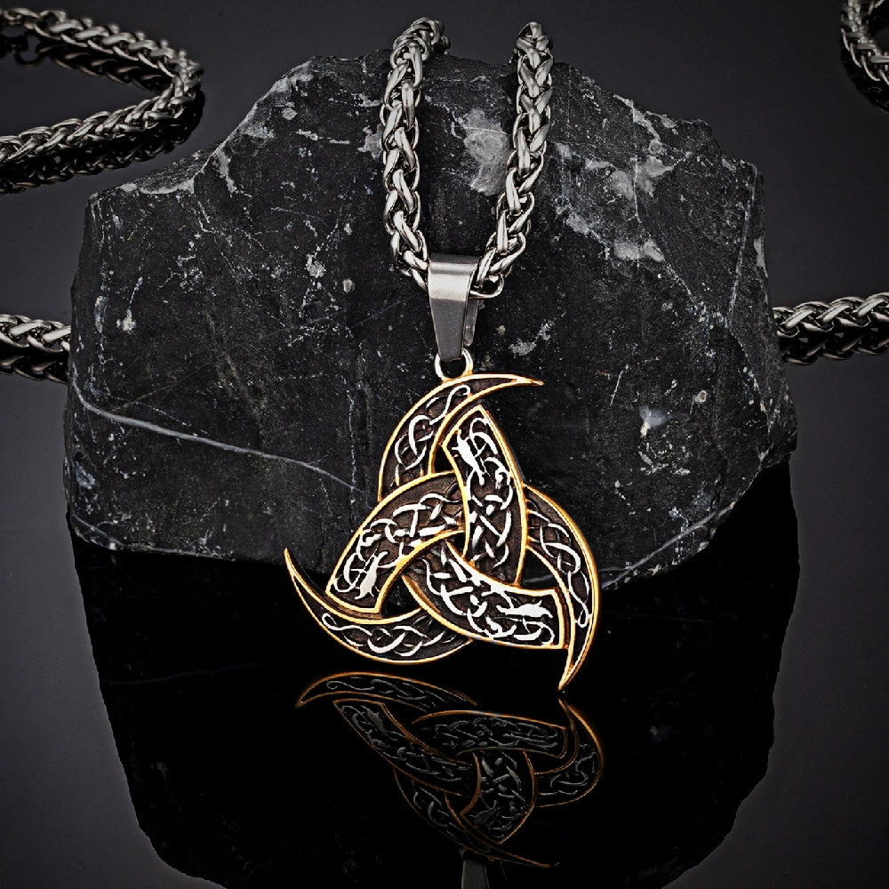 PENDRA Celtic Knot Viking Necklace