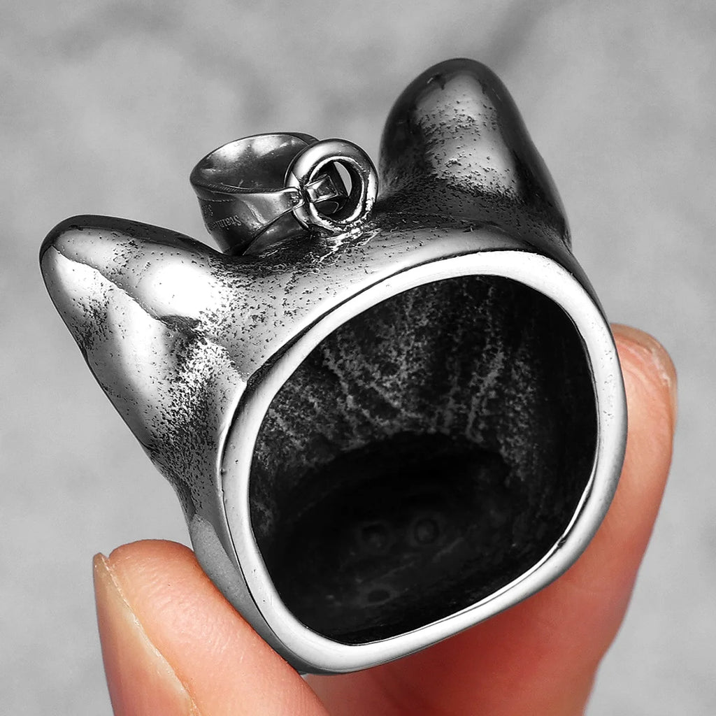 PENDRA French Bulldog Steel Necklace