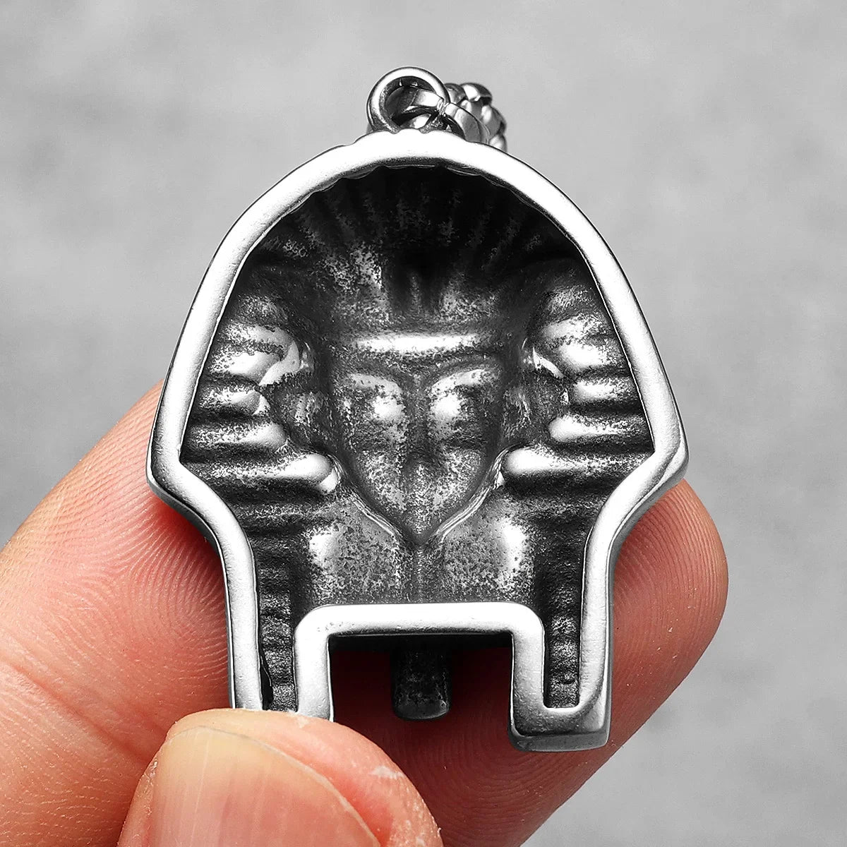 Egypt Pharaoh Sphinx Men Necklaces Stainless Steel Pendants Chains Women Jewelry Punk Rock Amulet Accessories Gifts Wholesale