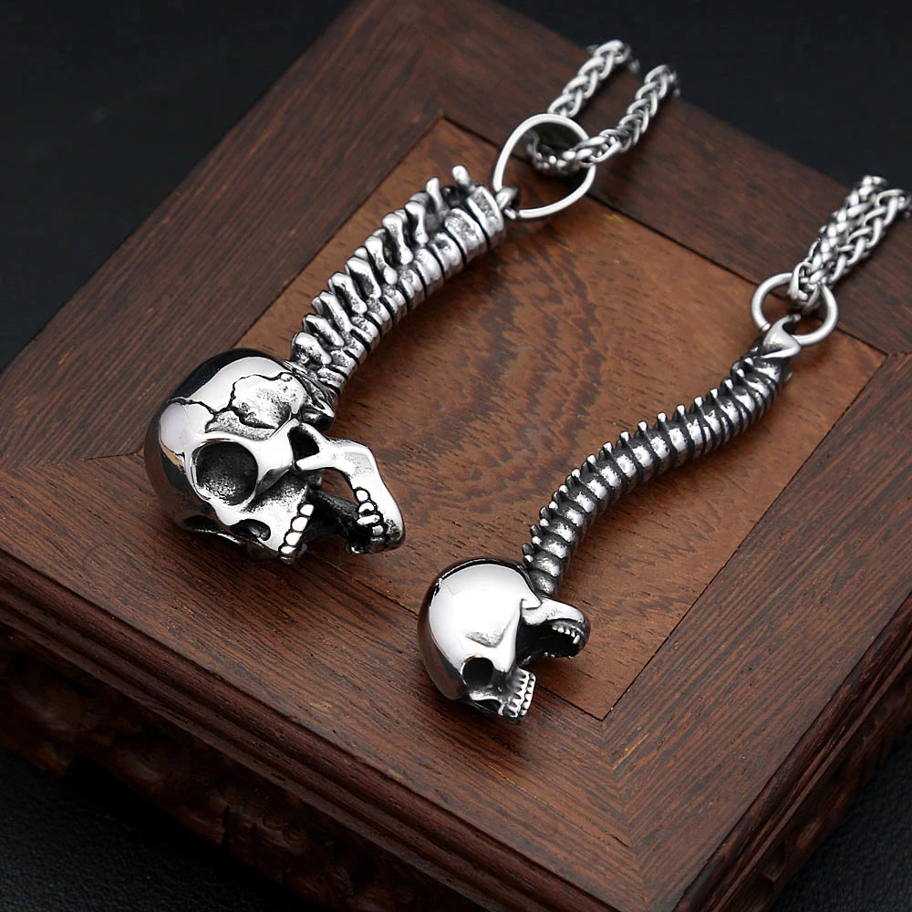 PENDRA Skullpunk Gothic Skull Pendant