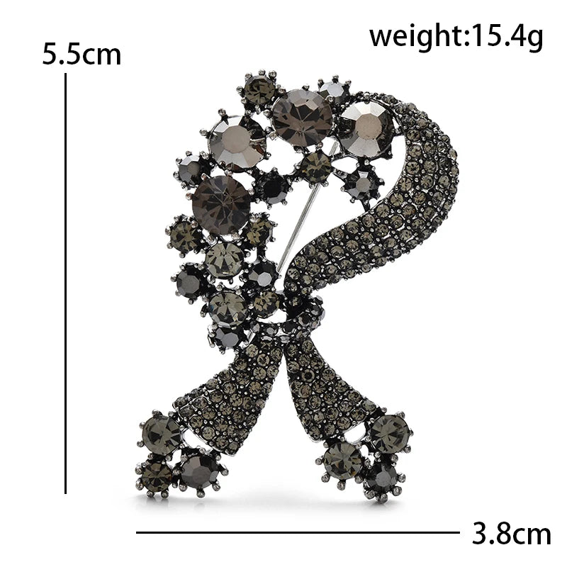 PENDRA Bellara Rhinestone Brooch