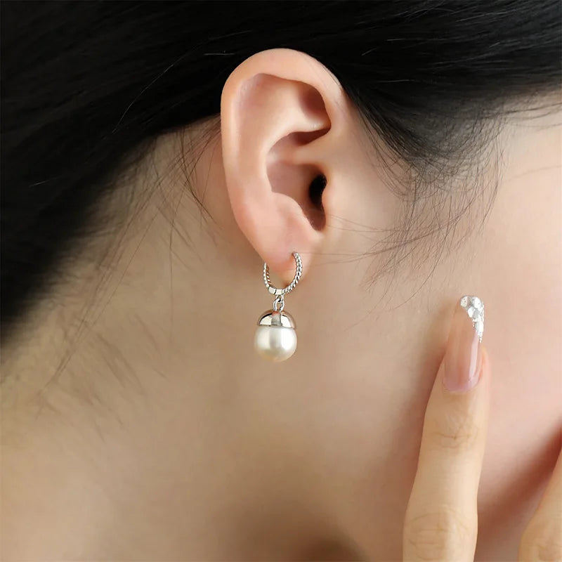 PENDRA Liquid Lava Sterling Silver Earrings
