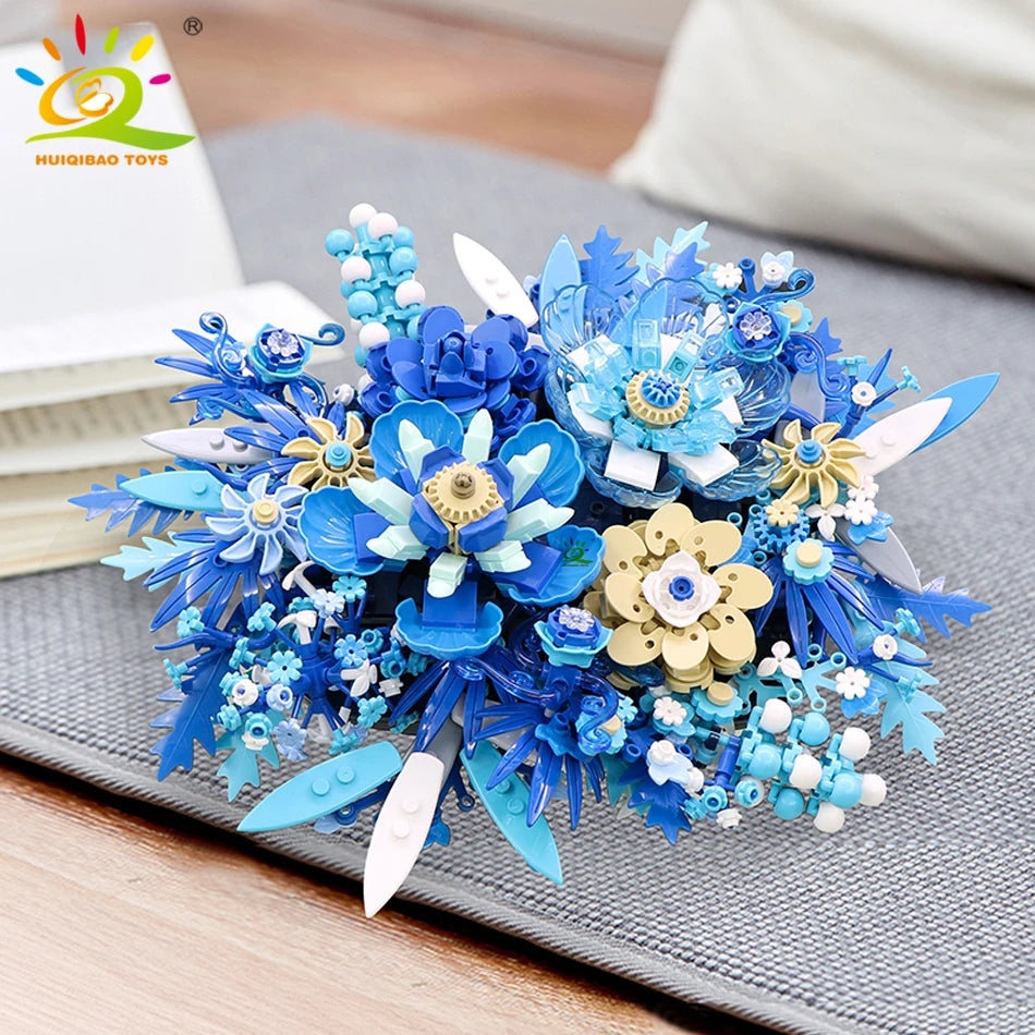 PENDRA Flores Bouquet Floral Building Set