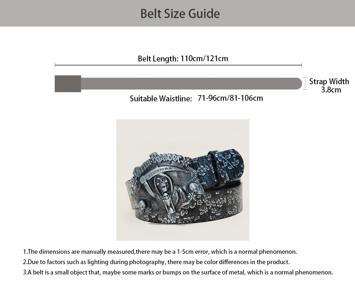 PENDRA Noralia Black Floral Belt